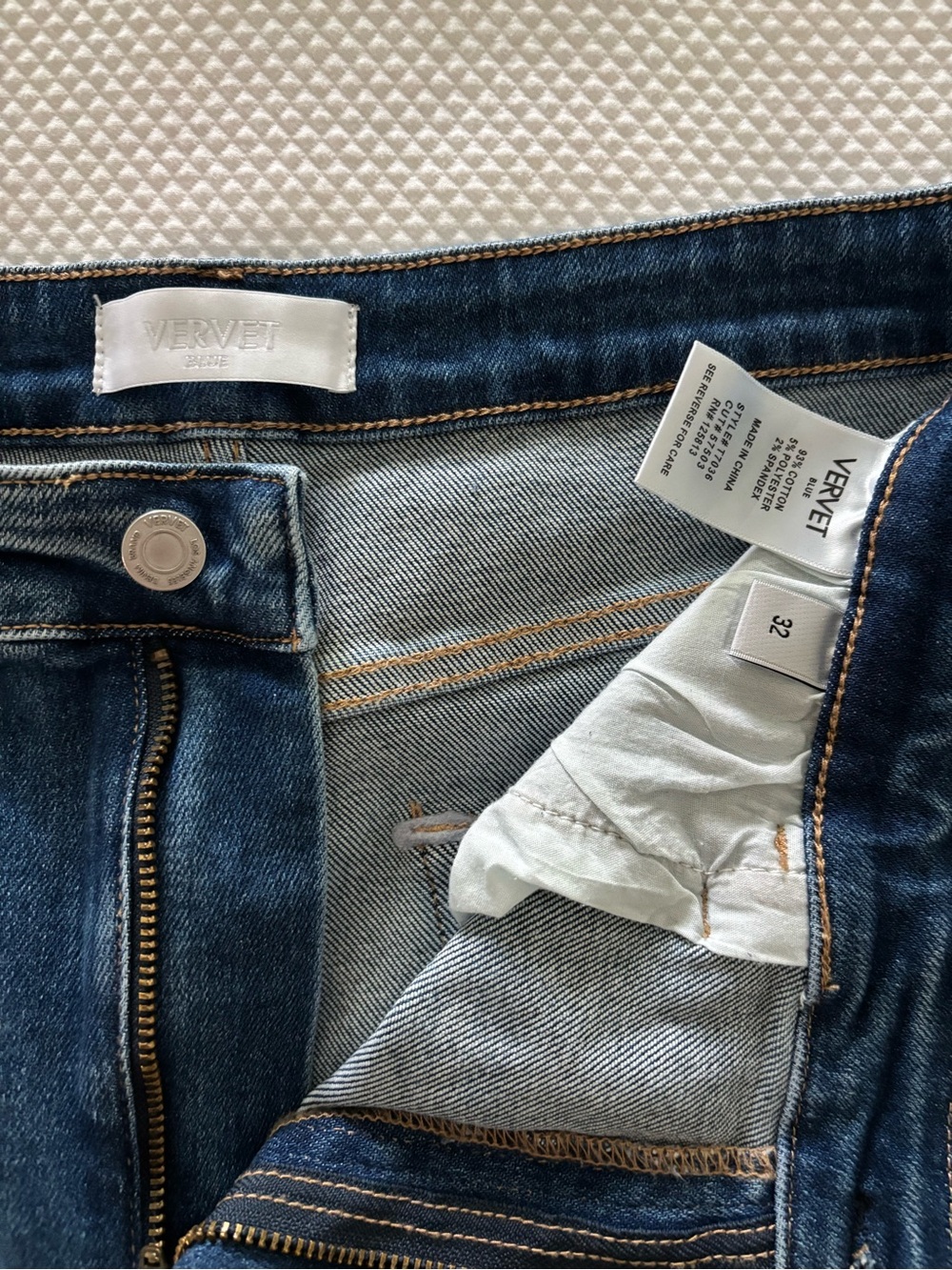 Velvet Women's High-Rise Dark Blue Denim Jeans